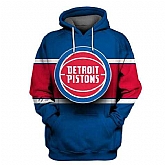 Pistons Blue All Stitched Hooded Sweatshirt,baseball caps,new era cap wholesale,wholesale hats